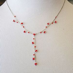 Ruby Red Crystal Necklace